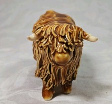 Vintage Highland Cow Figurine