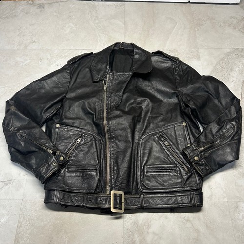 Vintage moto black leather - moto,