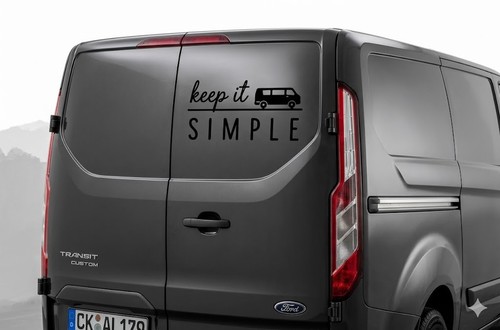 Keep simple van life - simple,