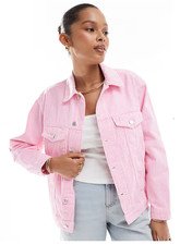 ASOS Design Denim Puff Sleeve