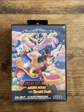 SEGA Mega Drive World of Illusion Starring Mickey Mouse and Donald Duck