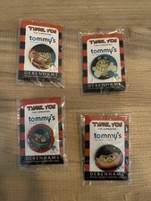 Vintage 4 Beano Pin Badges