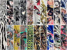 Printed scuba fabric - fabric, for