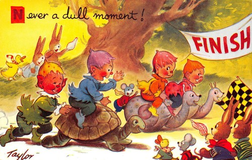Bamforth merry message g344 - merry, no