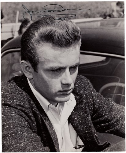 James dean signed - photograph,