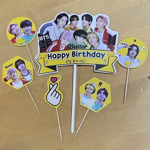 Bts butter birthday cake - bts,