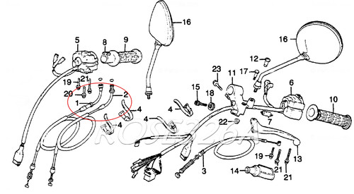 Pull push throttle cable for - &,