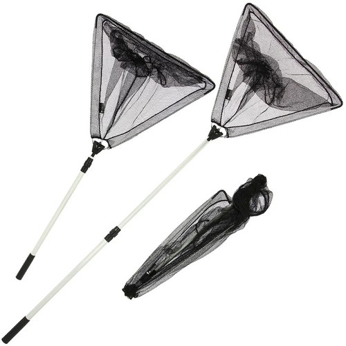 Telescopic travel landing net - telescopic,