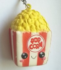 Vintage Keyring plastic decorative Food snack cinema box of popcorn? ?pop corn