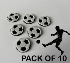Cake decorations Football  10 in a Pack