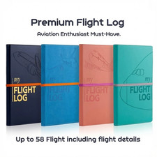 NEW Aviation Flight Log Book