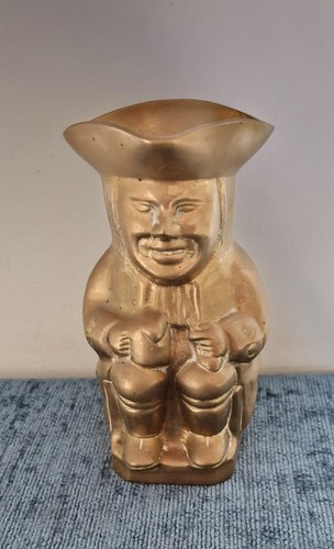 Vintage solid cast brass - cast, toby