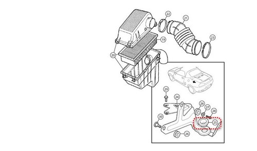 Mgf airbox mounting - airbox,