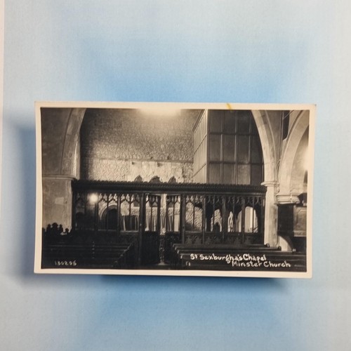 Minster sheppey postcard - sheppey,
