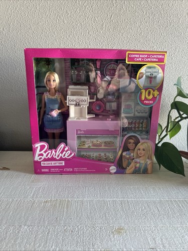 Barbie coffee shop playset - shop,