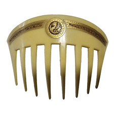 Antique Hair Comb in Ivory