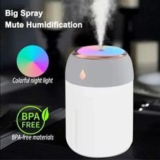 2L Air Humidifier Adjusting Home Cool Mist Diffuser Air Purifier LED Light
