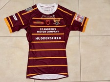 Match worn Huddersfield Giants women rugby league shirt #6 Medium Player layer