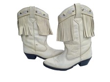 Fringe Leather Western Boots