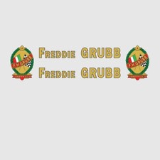 Freddie grubb bicycle decals - grubb,