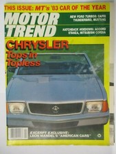 MOTOR TREND MAGAZINE FEBRUARY