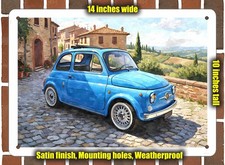 Metal Sign - 1970 Fiat 500L 1