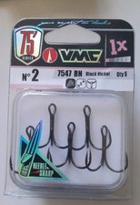 Vmc Barbed Treble Hooks Size 2