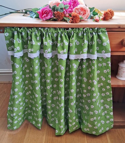 Under counter curtain green - curtain,