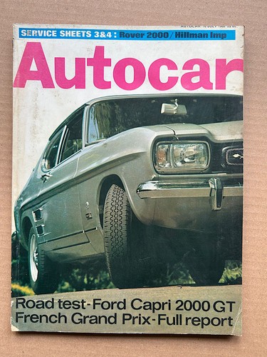 Ford capri 2000gt autocar - 2000gt,