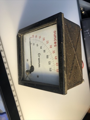 Vintage panel meter - panel,