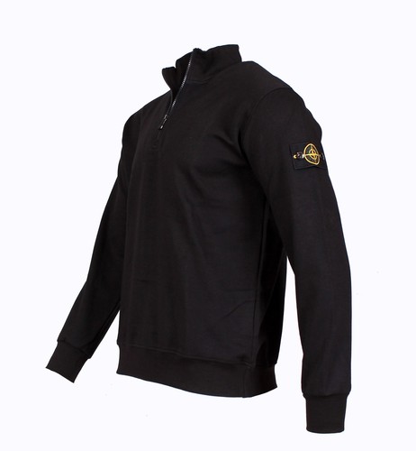 Stone island black - half, zip