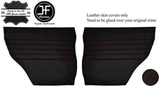 RED STITCH 2X REAR DOOR CARDS
