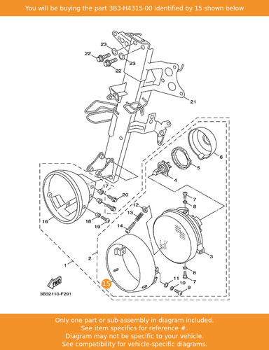 Yamaha rim headlight - yamaha,