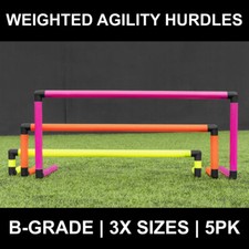 Weighted Agility Training Hurdles [5qty] | 3x SIZES | *CLEARANCE PRICE* B-Grade
