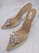 Ego Perspex Mules High Heels
