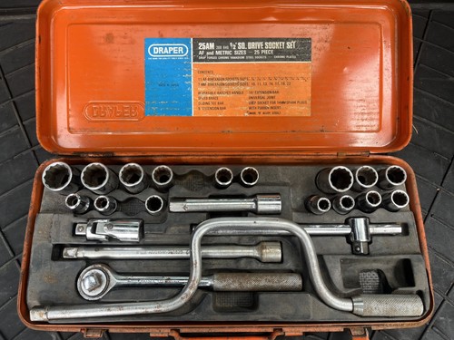 Drive mixed socket set - 1/2”,