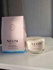 Neom Real Luxury Scented Candle Lavender Jasmine & Brazilian Rosewood 75g