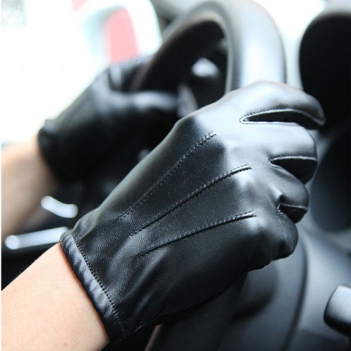 Men leather police top - leather,