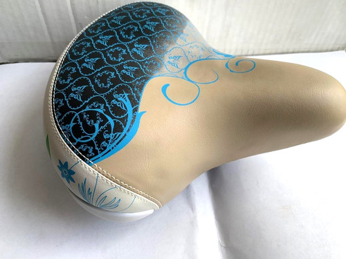 Custom bicycle seat tri - seat, tri-tone