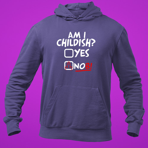 Childish funny hoodie - am,