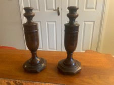 2 Antique Vintage Wooden Oak