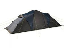 Halfords 6-Person Tent with Porch, Suitable For Heavy Rainfall Colour Code Poles