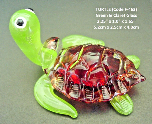Art decor glass - glass, turtle