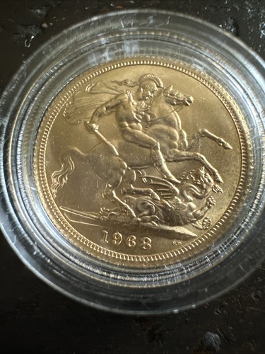 1968 full gold sovereign queen - full,