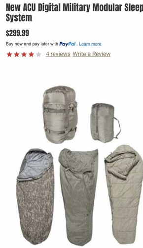 Military modular sleep system - military,