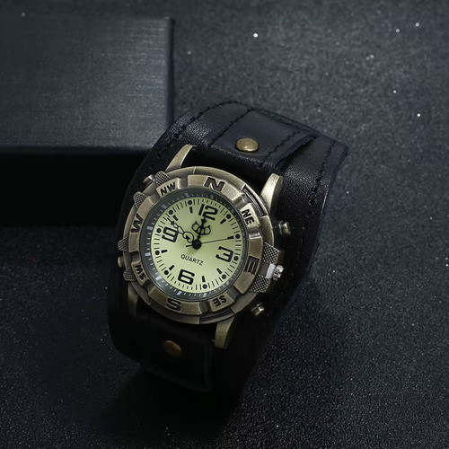 Retro genuine leather strap - retro,