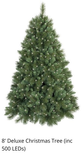 8ft deluxe christmas - christmas, tree