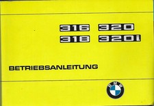 BMW 3 Series E21 Owners Manual