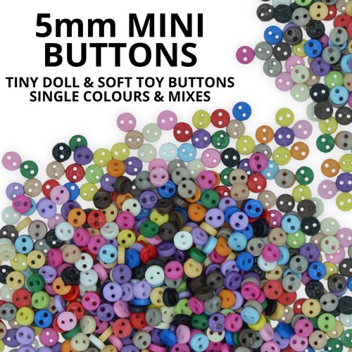 5mm mini doll buttons - buttons,