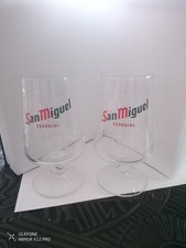 2 X San Miguel Chalice Pint